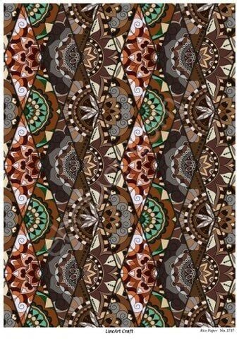 Lineart Pirinç Dekopaj Kağıdı Model - 2727