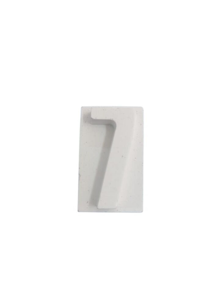 Boyanabilir Rakam Obje - 7 - (Yedi) 4,5x2,7cm