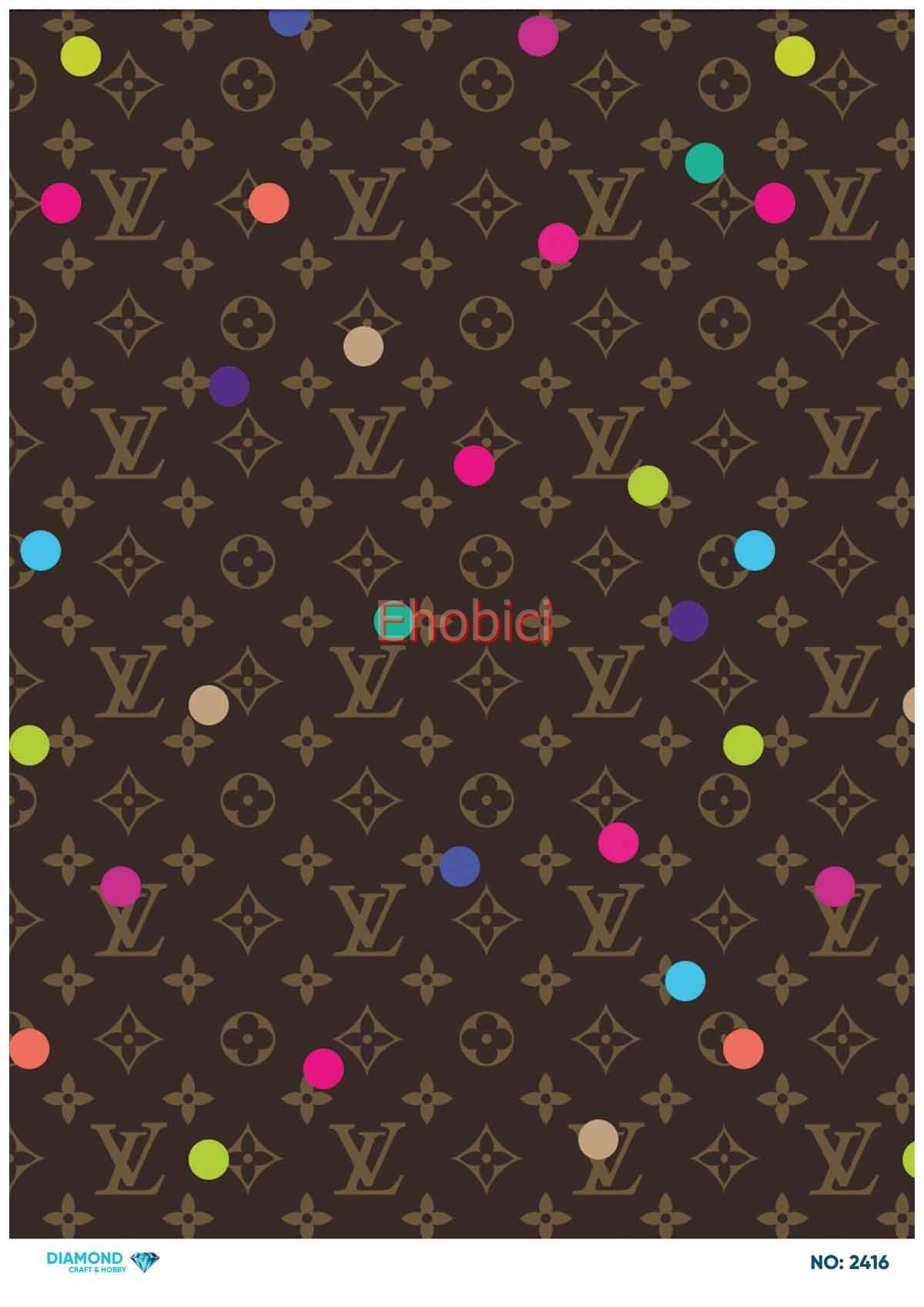 Diamond Pirinç Dekopaj Kağıdı - 2416