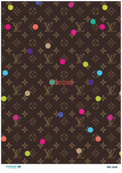 Diamond Pirinç Dekopaj Kağıdı - 2416