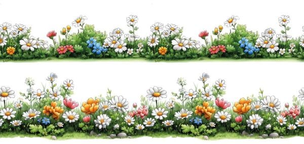 Ütü ile Bordür Rub On Transfer Kağıdı 150cm RK265