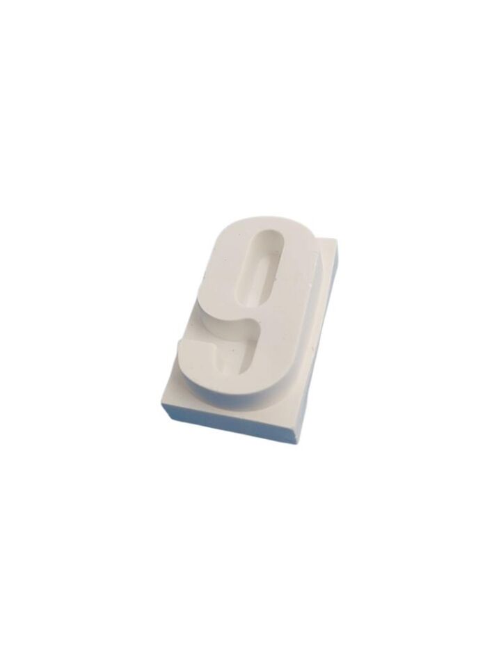 Boyanabilir Rakam Obje - 9 - (Dokuz) 4,5x2,7cm