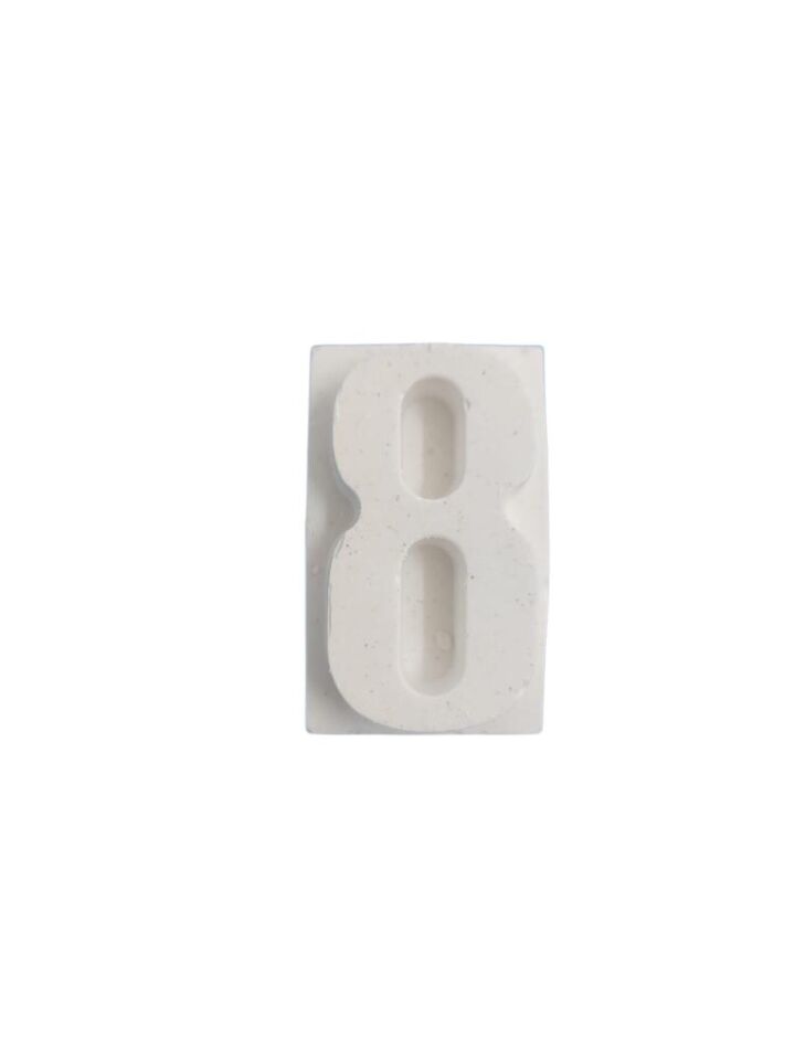 Boyanabilir Rakam Obje - 8 - (Sekiz) 4,5x2,7cm