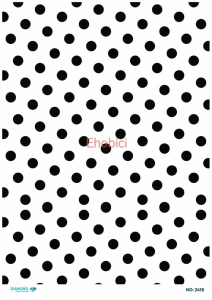 Diamond Pirinç Dekopaj Kağıdı - 2418