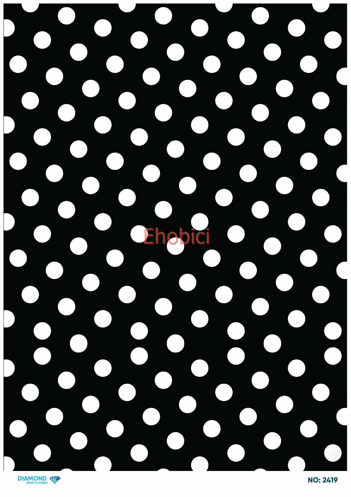 Diamond Pirinç Dekopaj Kağıdı - 2419