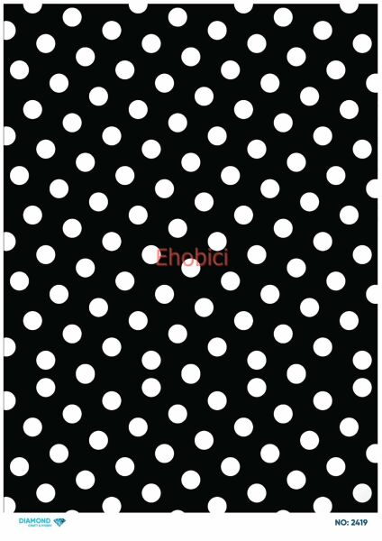 Diamond Pirinç Dekopaj Kağıdı - 2419