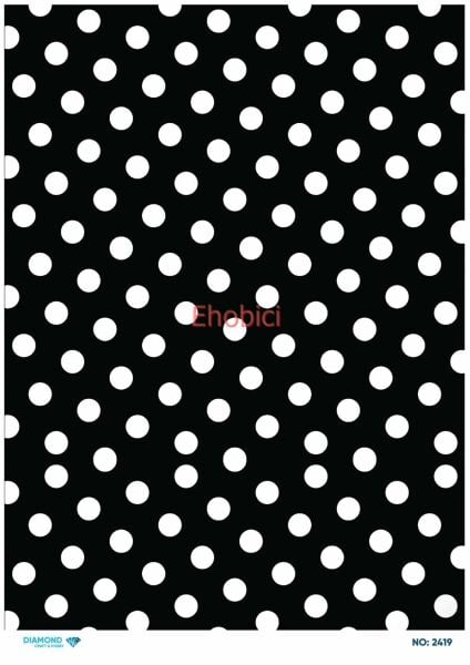 Diamond Pirinç Dekopaj Kağıdı - 2419