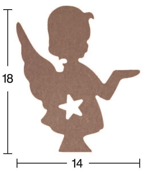 Ahşap Dua Meleği H-72