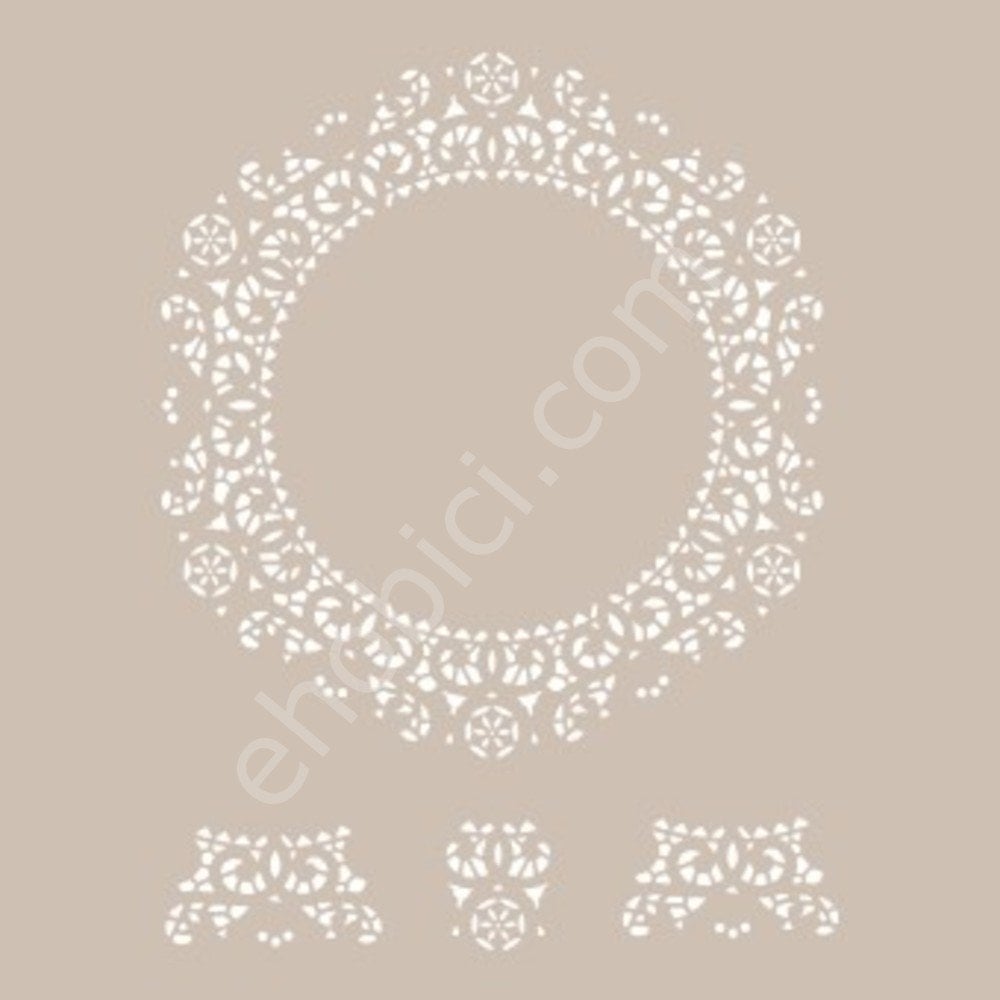 DS02 Cadence Dantel Serisi 25x35 Stencil