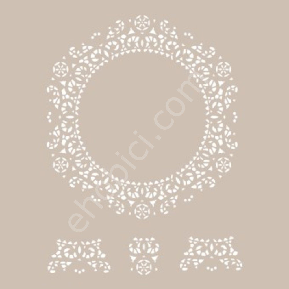 DS02 Cadence Dantel Serisi 25x35 Stencil