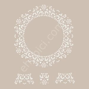 DS02 Cadence Dantel Serisi 25x35 Stencil