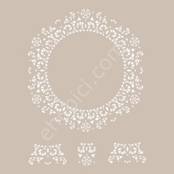 DS02 Cadence Dantel Serisi 25x35 Stencil