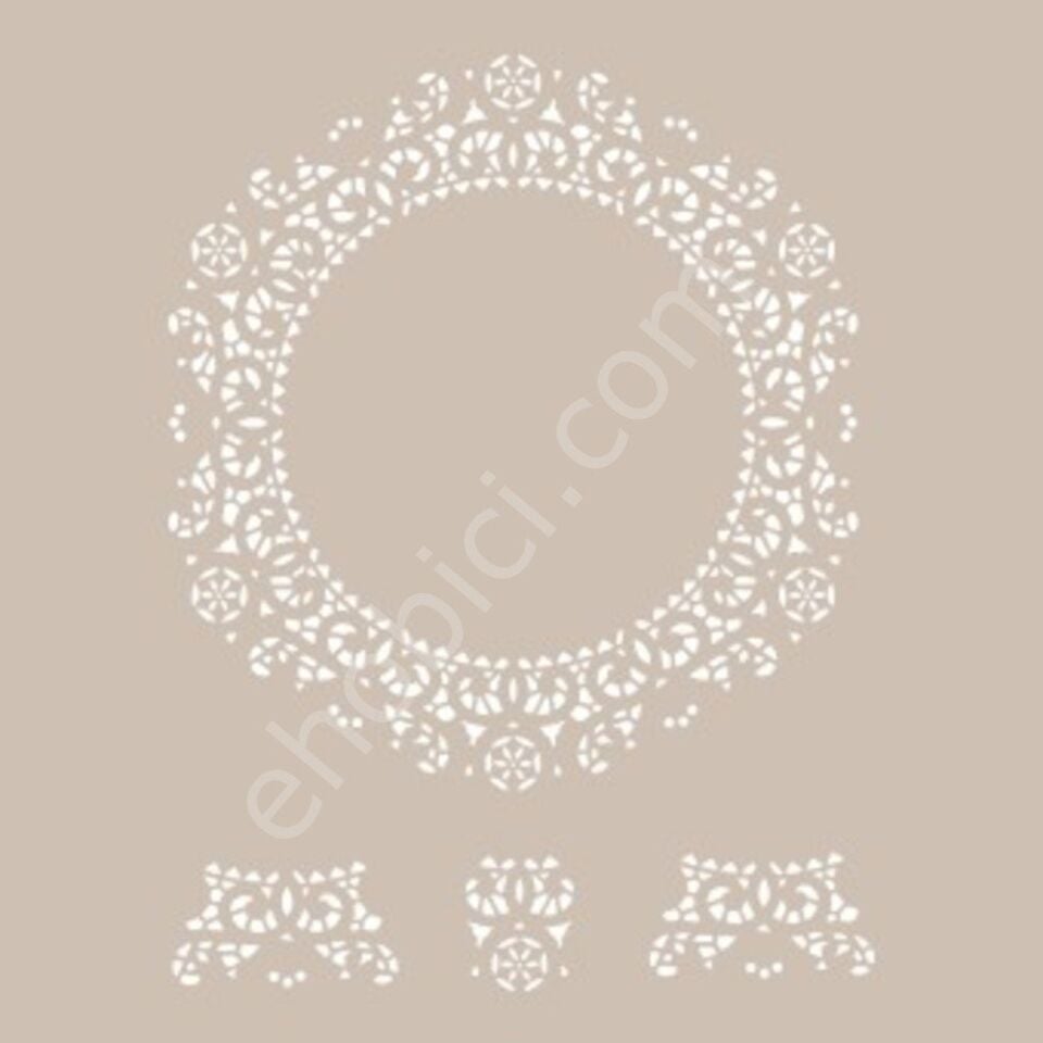 DS02 Cadence Dantel Serisi 25x35 Stencil