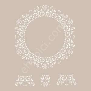 DS02 Cadence Dantel Serisi 25x35 Stencil