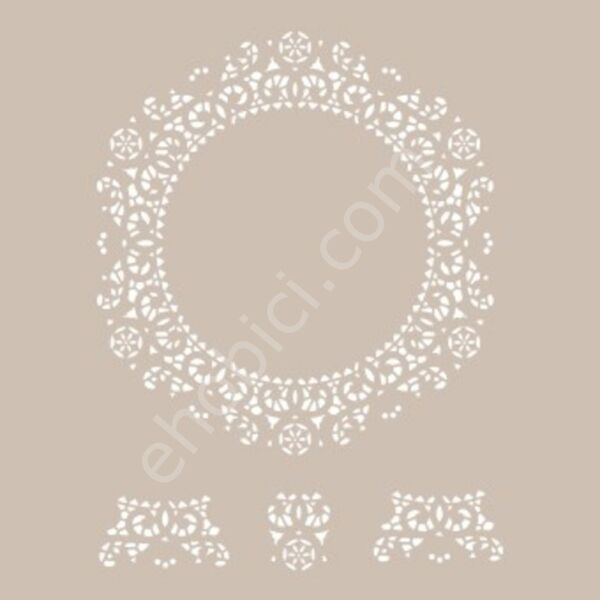 DS02 Cadence Dantel Serisi 25x35 Stencil