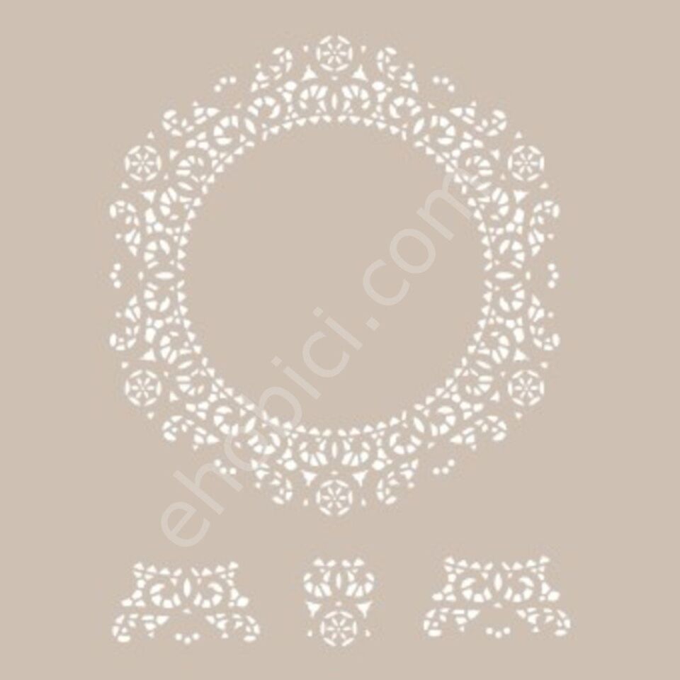 DS02 Cadence Dantel Serisi 25x35 Stencil