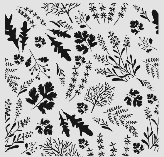 Duvar Dekor Stencil Şablon (50x50) HD-158