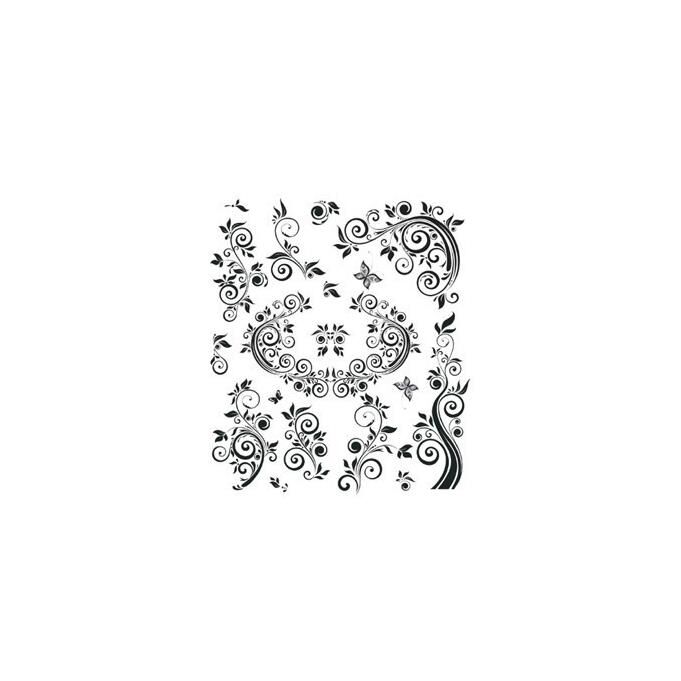 R072 Siyah Rubon Transfer 17X25