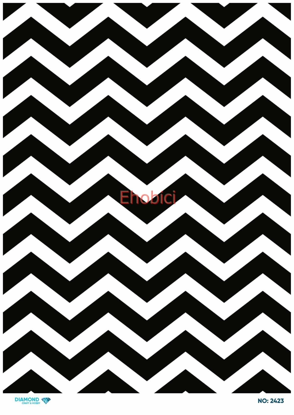 Diamond Pirinç Dekopaj Kağıdı - 2423