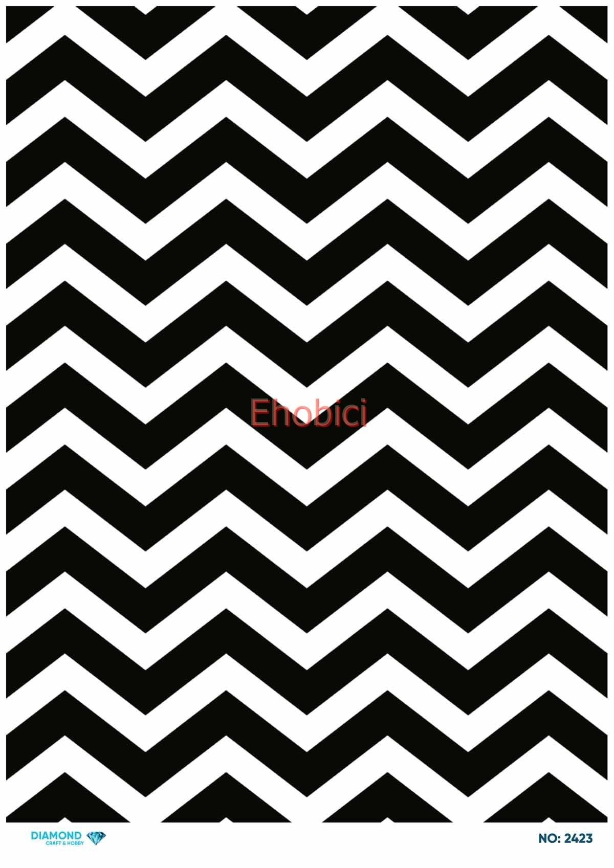 Diamond Pirinç Dekopaj Kağıdı - 2423