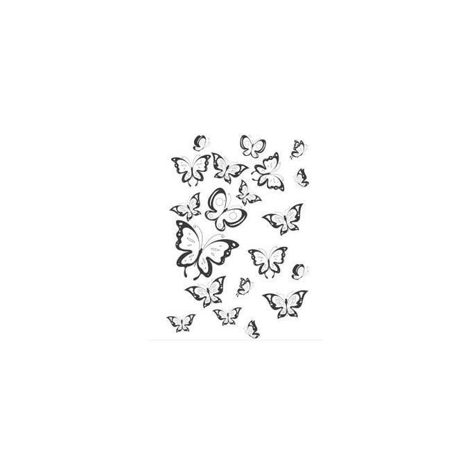 R082 Siyah Rubon Transfer 17X25