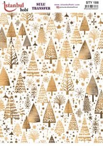 Yılbaşı Sulu Transfer 25x35cm STY188