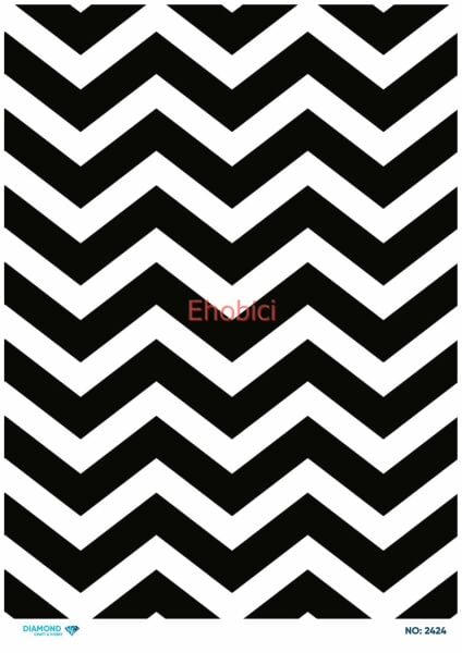 Diamond Pirinç Dekopaj Kağıdı - 2424