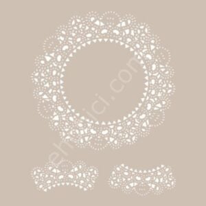 DS04 Cadence Dantel Serisi 25x35 Stencil