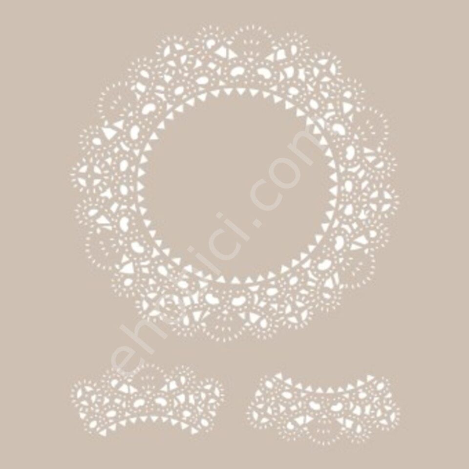 DS04 Cadence Dantel Serisi 25x35 Stencil
