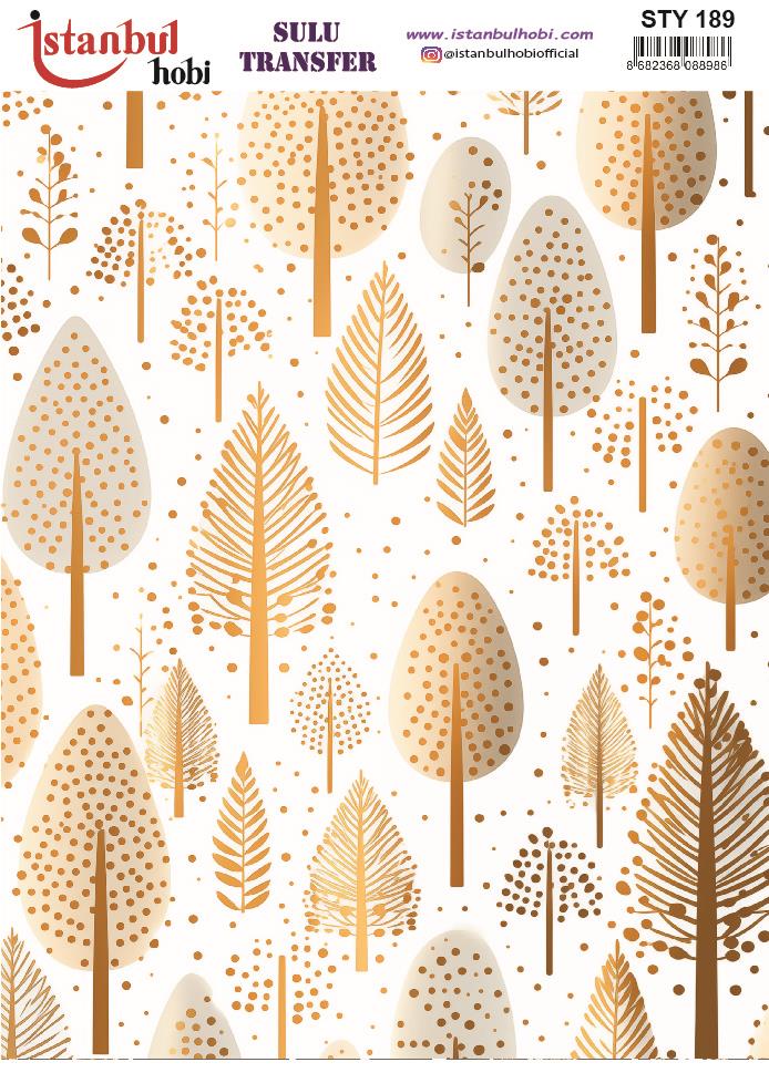 Yılbaşı Sulu Transfer 25x35cm STY189