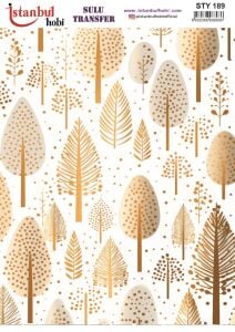 Yılbaşı Sulu Transfer 25x35cm STY189