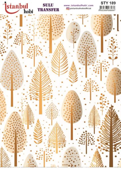Yılbaşı Sulu Transfer 25x35cm STY189