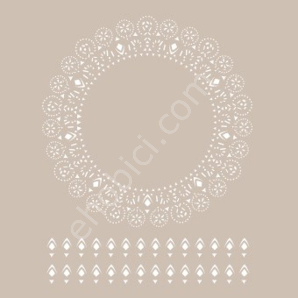 DS06 Cadence Dantel Serisi 25x35 Stencil