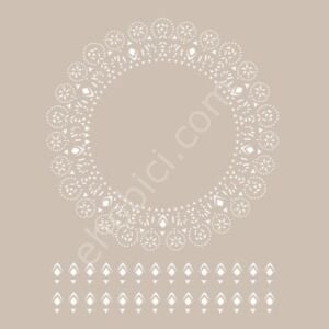 DS06 Cadence Dantel Serisi 25x35 Stencil