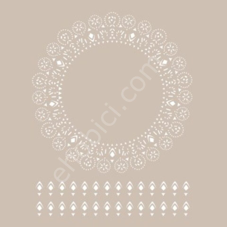 DS06 Cadence Dantel Serisi 25x35 Stencil