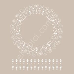 DS06 Cadence Dantel Serisi 25x35 Stencil