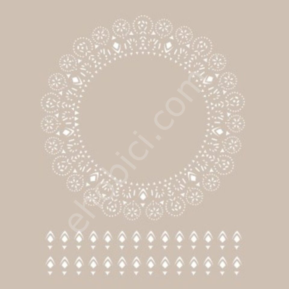 DS06 Cadence Dantel Serisi 25x35 Stencil