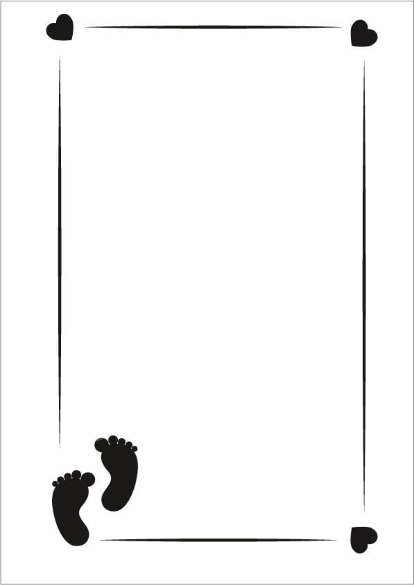 Cadence Çocuk Desen Stencil Şablon 21x30 KCS-011