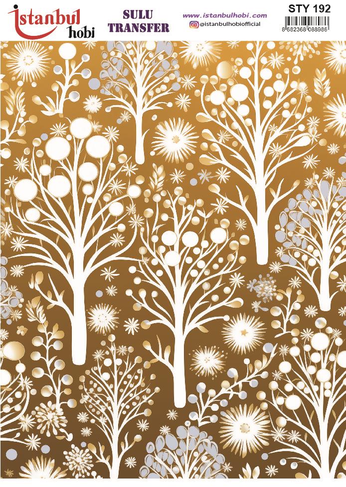 Yılbaşı Sulu Transfer 25x35cm STY192