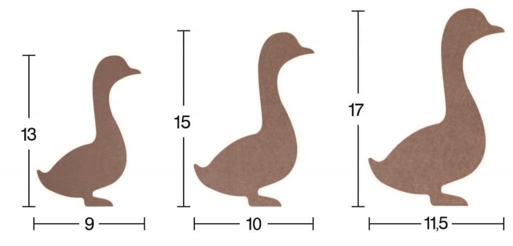 Ahşap Ördek Seti H-56