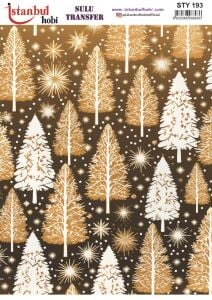Yılbaşı Sulu Transfer 25x35cm STY193
