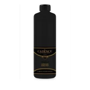 Cadence Akrilik Boya 500ML 0002 Siyah Ahşap Boyası