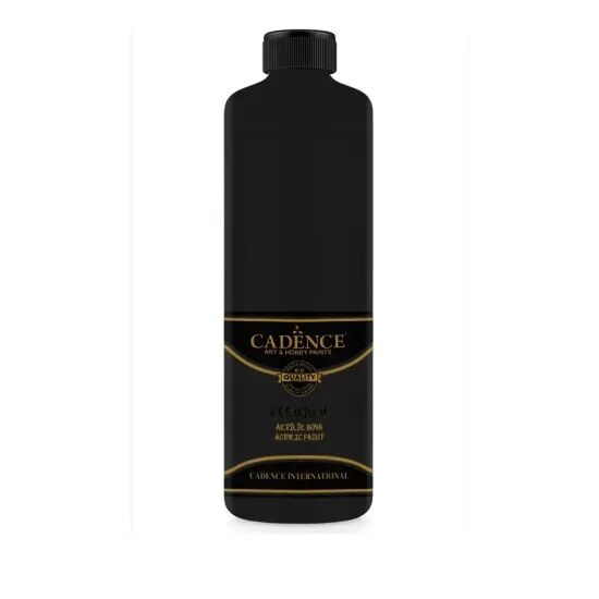 Cadence Akrilik Boya 500ML 0002 Siyah Ahşap Boyası