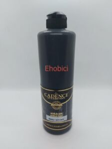 Cadence Akrilik Boya 500ML 0002 Siyah Ahşap Boyası
