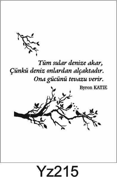 Yazı Desenler Stencil Şablon (25x25) YZ-215