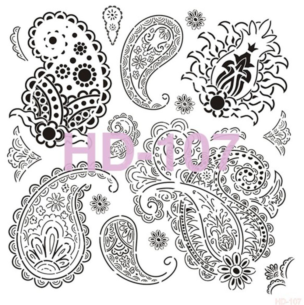 HD107 Cadence Home Dekor Stencil 45x45