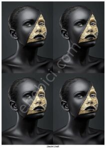 Lineart Craft Pirinç Dekopaj Özel Model Ö-320