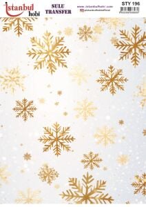 Yılbaşı Sulu Transfer 25x35cm STY196