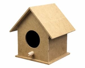 Küçük Kuş Yuvası Ahşap 13x10cm