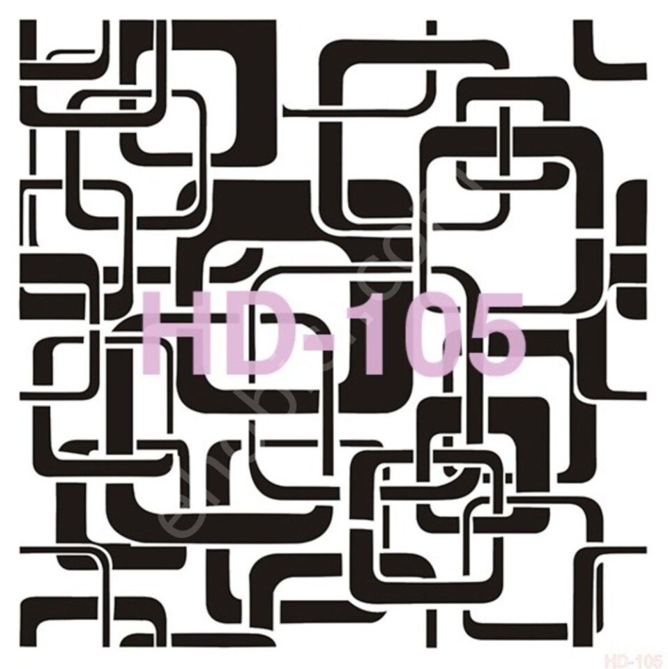 HD105 Cadence Home Dekor Stencil 45x45